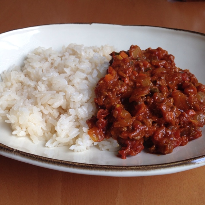 ミンチといろいろ野菜のカレー♪